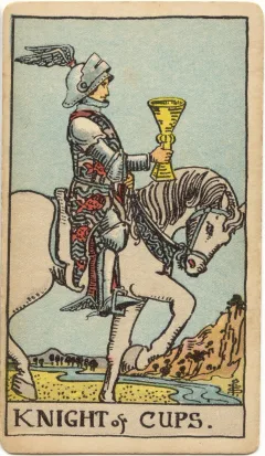 Knight of Cups, Upright