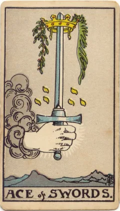 Ace of Swords, Upright